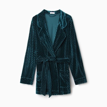 Women's jacket KAFTAN "velvet" p. 48, green-9