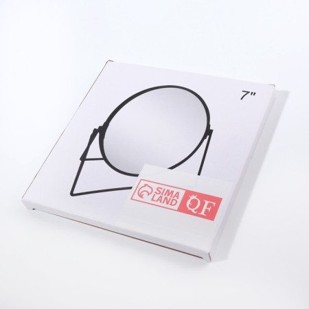 The mirror of the desktop “circle”, bilateral, with an increase, D mirror surface 16 cm, black color-4