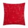 Pillowcase of decorative Ethel "Classics", red color, 43*43 cm, 100% p/e