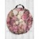 Pillow Pill "Pink Bouquet", Decorative, D = 52 cm