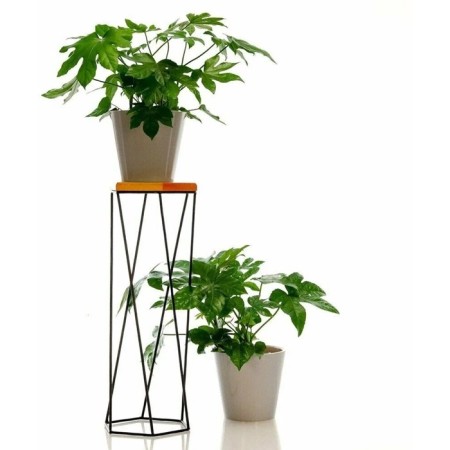 66-412 Standing for flowers 66-412 with wood 24x24x73 cm-1