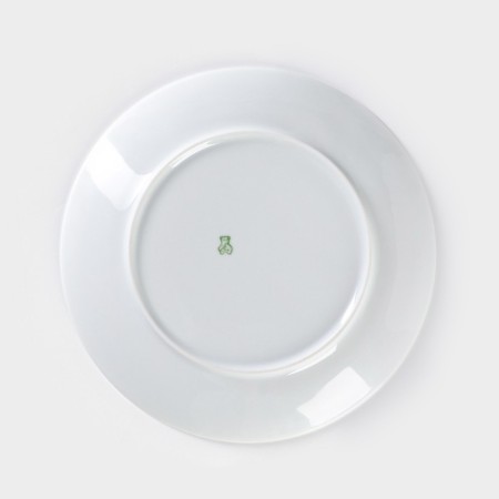 Porcelain plate "Leo", d = 24 cm, white-3
