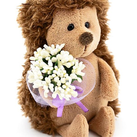 Soft toy "Hedgehog Kolunchik: Little Joy", 15 cm-3