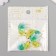 Decor for creativity plastic "Yellow fish with a green-blue tail" with gold 2.5x3 cm