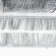 Braid with fringe, color silver width 6 cm, 25 m