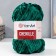 Yarn "Chenille" 100% micropoliester 90m/100g (574 T. Zelleni)