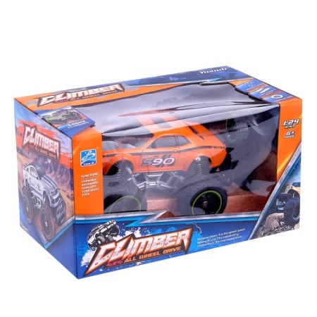 The radio -controlled car "Bigfoot" works from batteries, mix-4