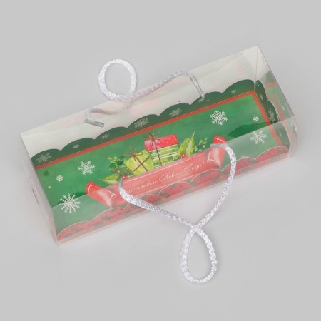 Confectionery packaging for the Roulet "Happy New Year", 22.5 x 7.8 x 7.8 cm-1