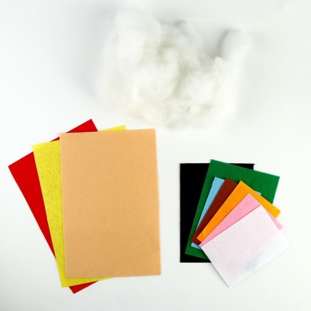 Set for creating toys made of felt "lovely delicious", with a book-3