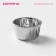 Baking uniform round the silver shares, d = 6.5 cm, silver color
