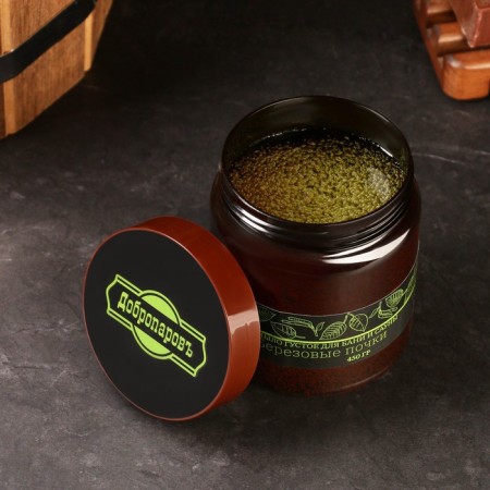 Two soap for hair and bodies "Birch buds", bath, Dobroparov 450 g