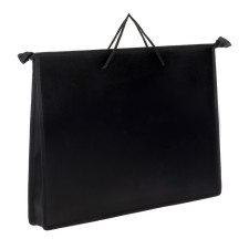 Folder for drawing and drawings A3, 470 x 335 x 50 mm, 0.8, with handles, plastic, lightning from above, standard PM-A3-35 black