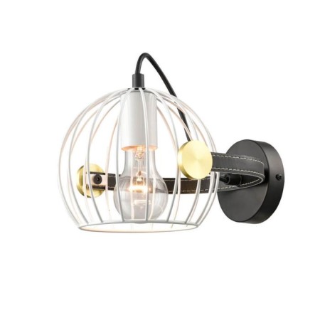 Bra Pasquale, 1x60W E27, black color, gold-1