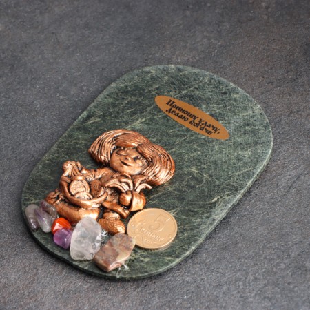 Magnet "Brownie. For good luck", 10x7 cm, coil, gypsum-2