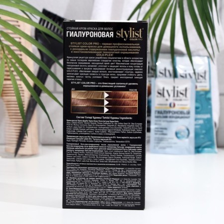 Stylist Color Pro Perse Perse Perse Hyaluronic, Tone Golden Castan, 115 ml-2