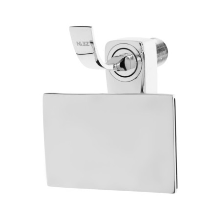 Mixer for the sink ZEIN Z3813, designer, single -leaf, flat spout, chromium-7