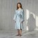Shifu robe, size l, blue color