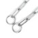 Collar - Metal strand, welded chain, 60 cm, wire thickness 3.5 mm