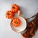 Porcelain cocoon Magistro "Cerera", 500 ml, d = 15 cm, color orange color