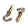 Anchor bolt, with a hook, galvanized, 10x50 mm, 55 pcs
