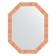Mirror in the baguette frame, honeycomb copper 70 mm, 72x92 cm