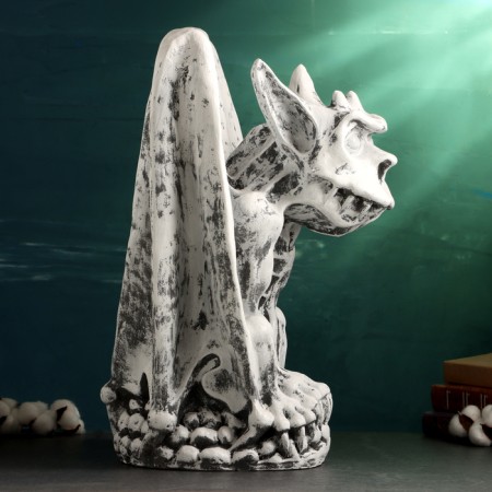 Figure "Gorguli" Gray stone, 39x39x55cm-3