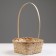 A set of wicker baskets, D19x9/32 cm, d22x9.5/34 cm, d25x10/36 cm, 3pcs, bamboo