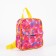 Baby backpack on lightning, external pocket, pink color