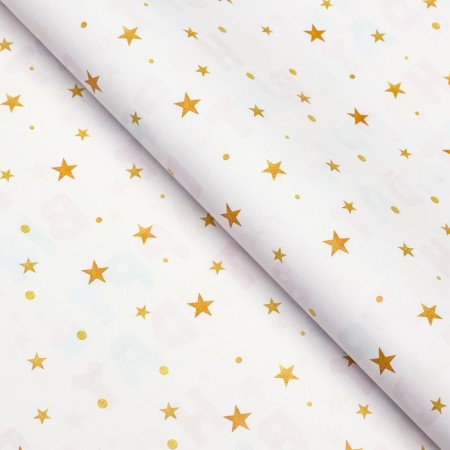 Package paper, glossy "Happy Birthday", 70 x 100 cm, 1 sheet-3