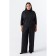 Female suit, size 66, black color