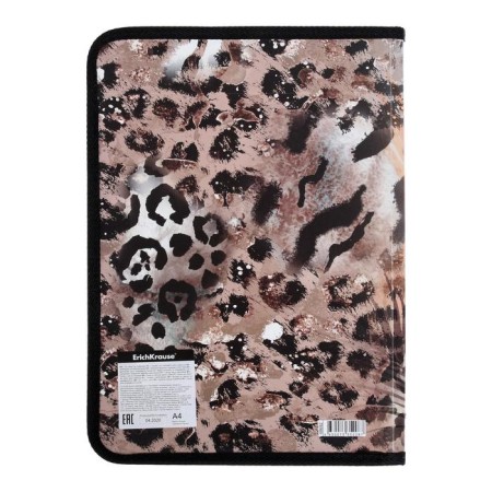 Folder for notebooks and labor, 1 compartment, A4, Erichkrause Wild Cat, plastic, on lightning-3