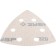 The triangle grinding bison 35583-320, perforated, P320, 93 x 93 x 93 mm, 5 pcs.