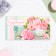 Money envelope "Congratulations!" Flowers in a cup, 18.5 x 8.5 cm