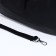 Load bag with zipper, external pocket, long belt, black color