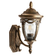 Garden-park lamp Feron PL682, IP44, E27, 60 W, 250x180x370 mm, color black gold