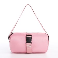 Youth bag with a zipper, pink color