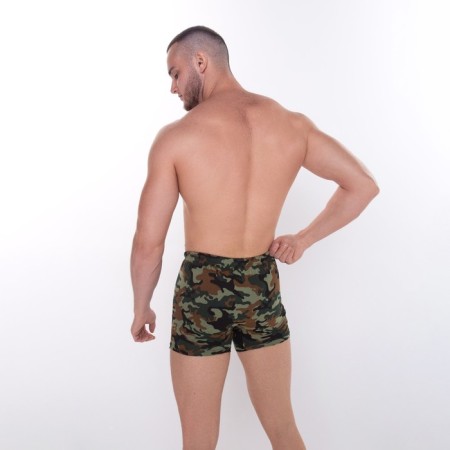 Panties men's boxers, color green camouflage, size 56-3