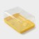 Ricco cheese container 16 × 11 × 7cm, yellow color