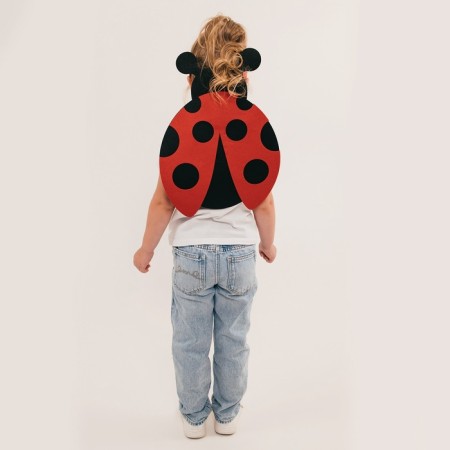 Carnival set "Funny insects": a bandage and a ladybug made of felt, 3-7 years old-5