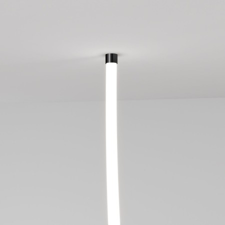Suspended mounts for round flexible neon Elektrostandard, Full Light 27.5x27.5x20 mm, IP20, black color