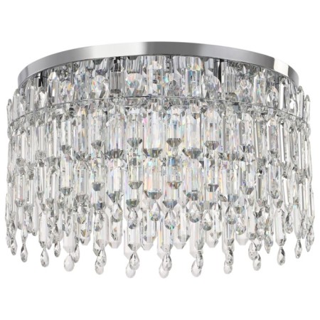 Ceiling chandelier Legacy 8xe14 40W, size 60x60x34 cm, color chromium