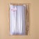 Glass for straps, shiny, 10 mm, 10 ± 0.5 m, white color
