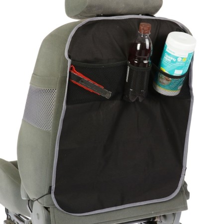 Siger protective cape, on the back of the seat, with pockets