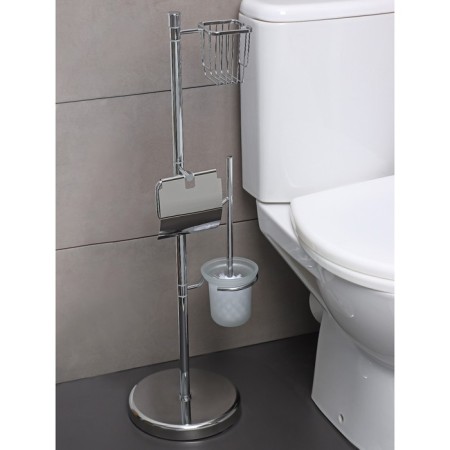 Standing with three toilet accessories, 80 cm, chromium color-6