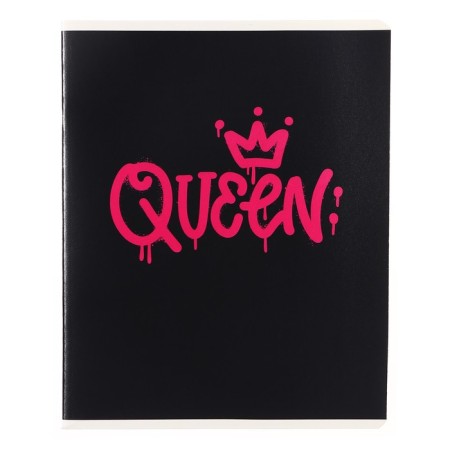 Notebook of 48 sheets in the graffiti cage, cover coated cardboard, selective UV-lak, block 60 g/m2, mix-2