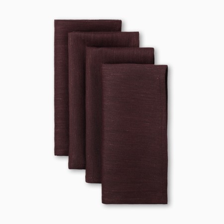 Set of Ethel Lavender 40x40 cm - 4 pcs, 100% linen