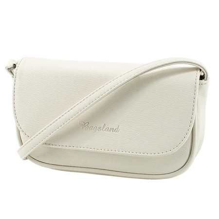 Women's bag B2772-15110, white color, artificial leather, 20x6x11 cm