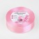 A satin ribbon "Silver threads", 25 mm × 23 ± 1 m, pink color No. 004