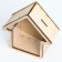 Souvenir "Pig a Pigging house", not painted, 20.5x20x9 cm, tree