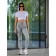 Women's pants, size 46, gray color